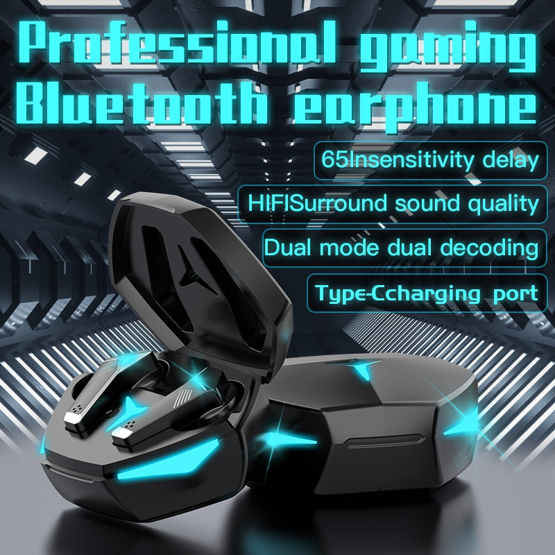 T33 TWS Bluetooth Earbuds In-Ear Low Latency Gaming Headset Noise Reduction Earphones with 310mAh Charging Case T33 TWS Bluetooth Earbuds In-Ear Low Latency Gaming Headset Noise Reduction Earphones with 310mAh Charging Case